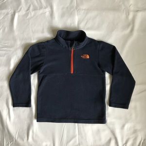 Boys North Face 1/4 Zip Fleece, size 5